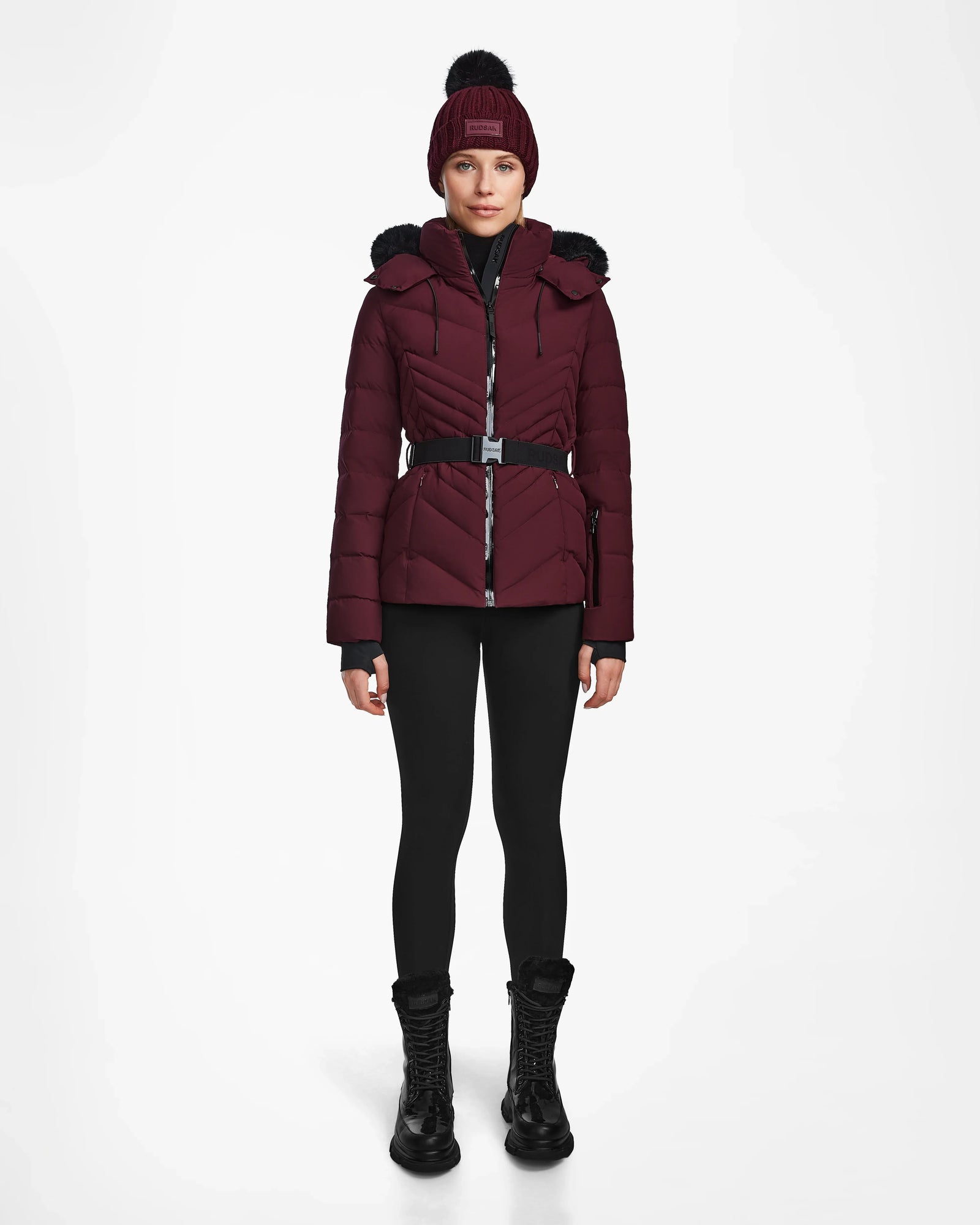 Women | Down Puffer Mikky M L123520 | Wine