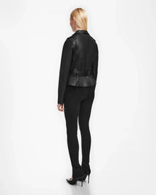 Women | YEVA Leather Jacket | Black