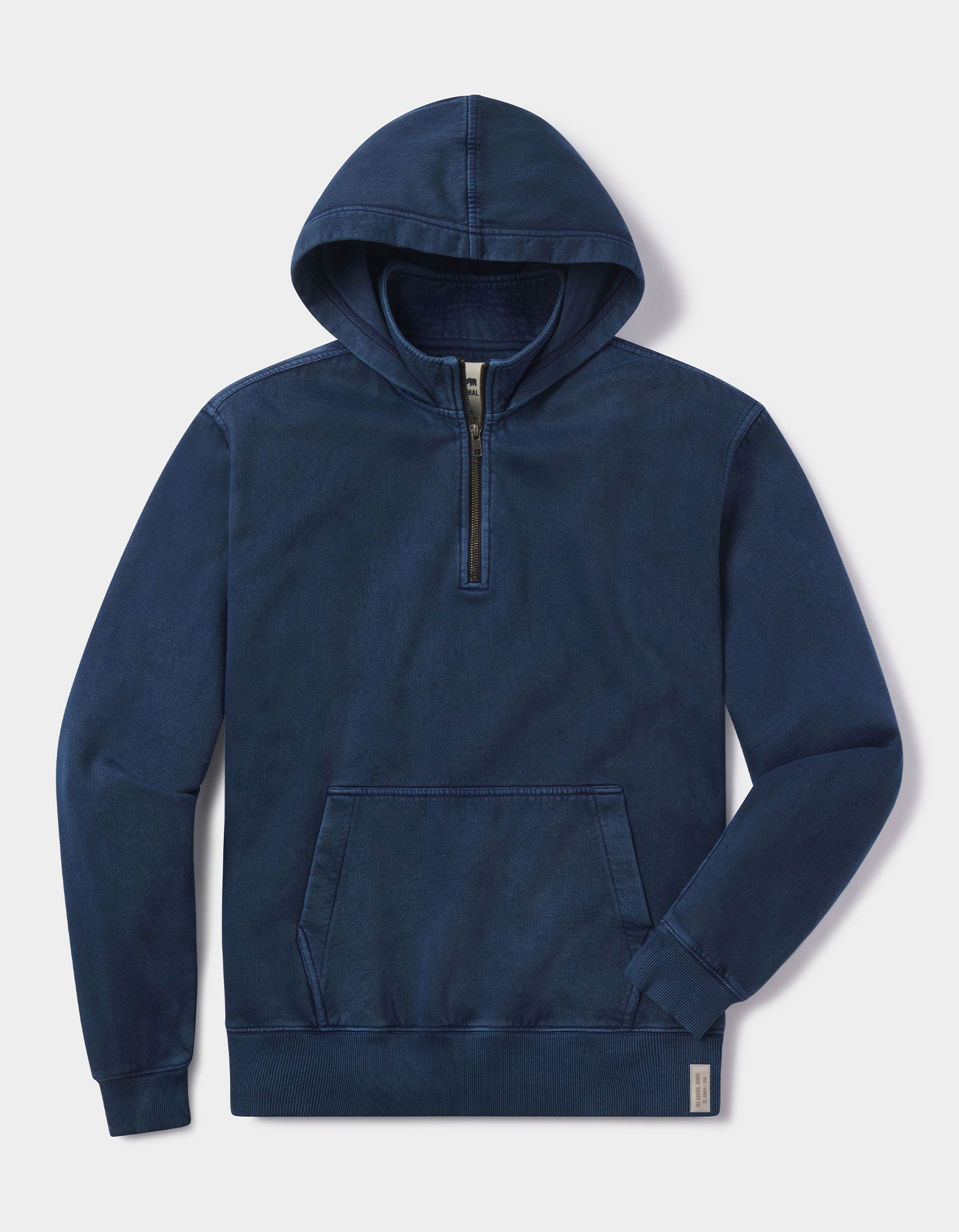 Men | Jackie Premium Fleece Quarter Zip Hoodie | Chestnut