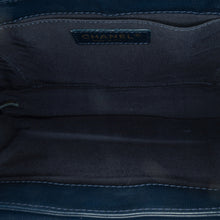 Chanel | Pre-Owned CC Multicolor Tweed Double Flap | Blue/Navy