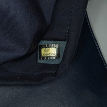 Chanel | Pre-Owned CC Multicolor Tweed Double Flap | Blue/Navy