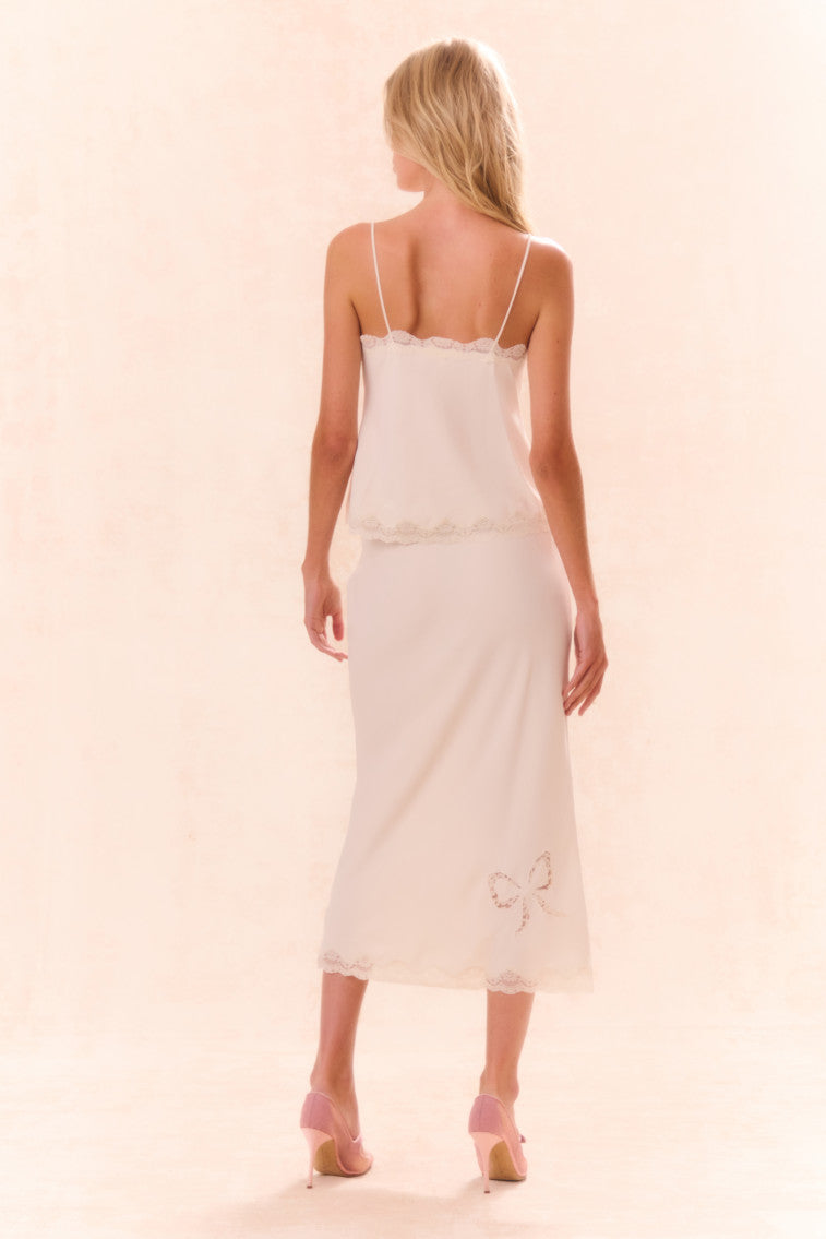 Fox Bow Cami Top | Cream