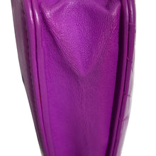 Chanel | Pre-Owned Lambskin Coco Boy Wallet On Chain | Purple/Magenta