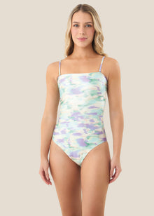 Abigail One Piece | Flow Print Glossy