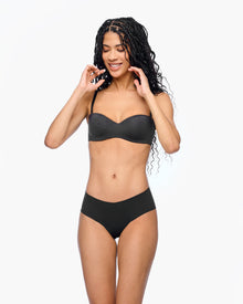 Black Hot Pant - Free Cut Micro Cheeky Brief