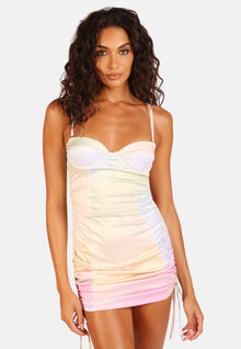 OW Collection Freja Bra Dress | Rainbow