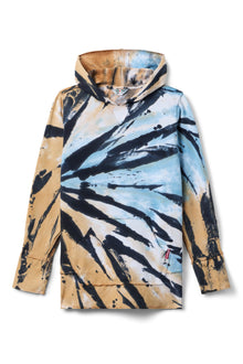 Women | Raw Edge Long Hoodie Pullover | Power Wash 1