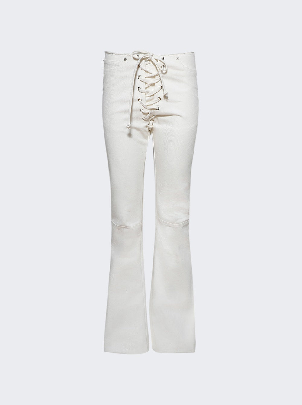 Women | Natasha Zinko | Lace-up Jeans Winter White