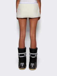 Women | Natasha Zinko | Shearling Mini Skirt Ivory