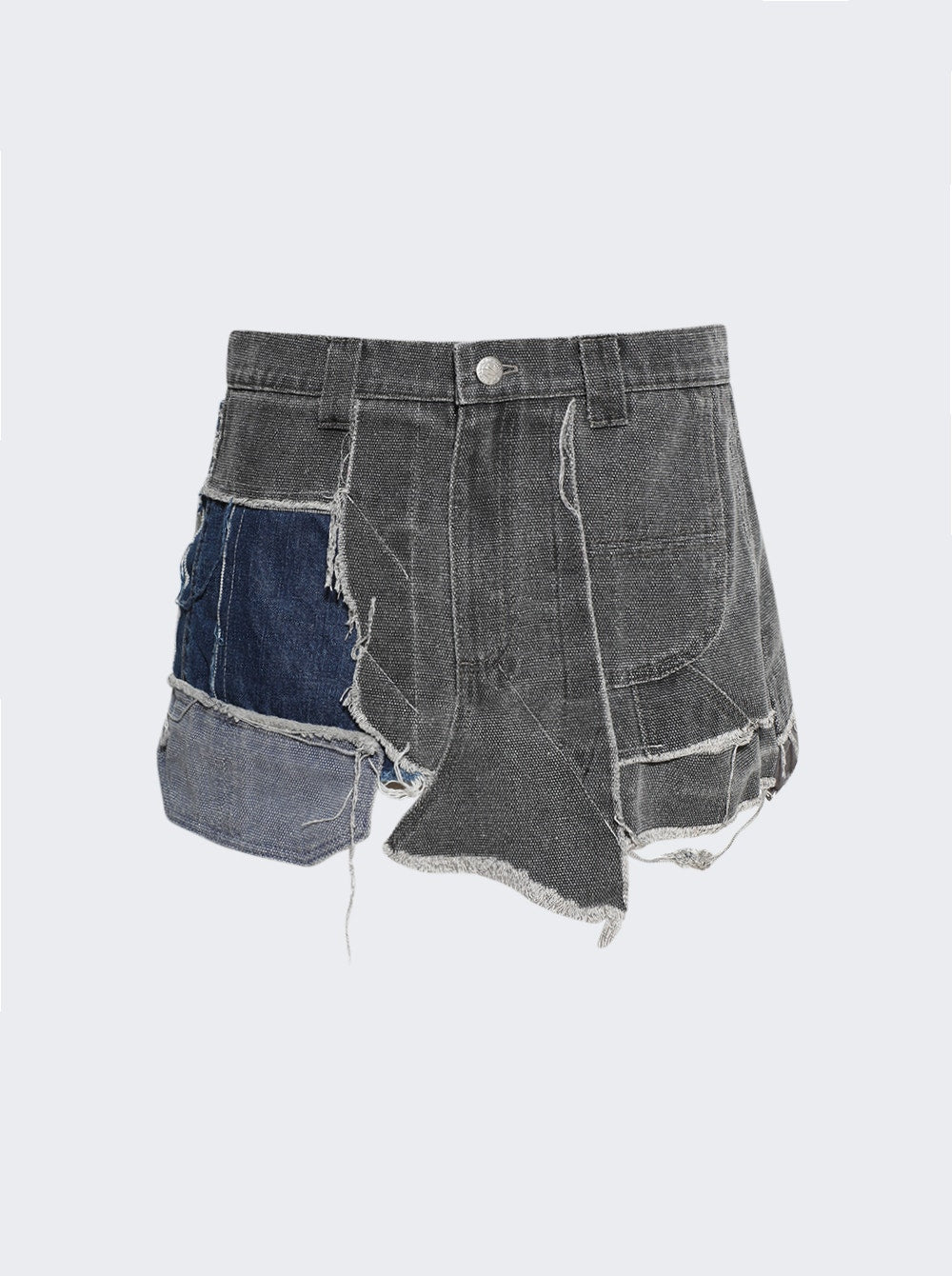 Women | Natasha Zinko | Upcycled Mini Skirt Multicolor Denim