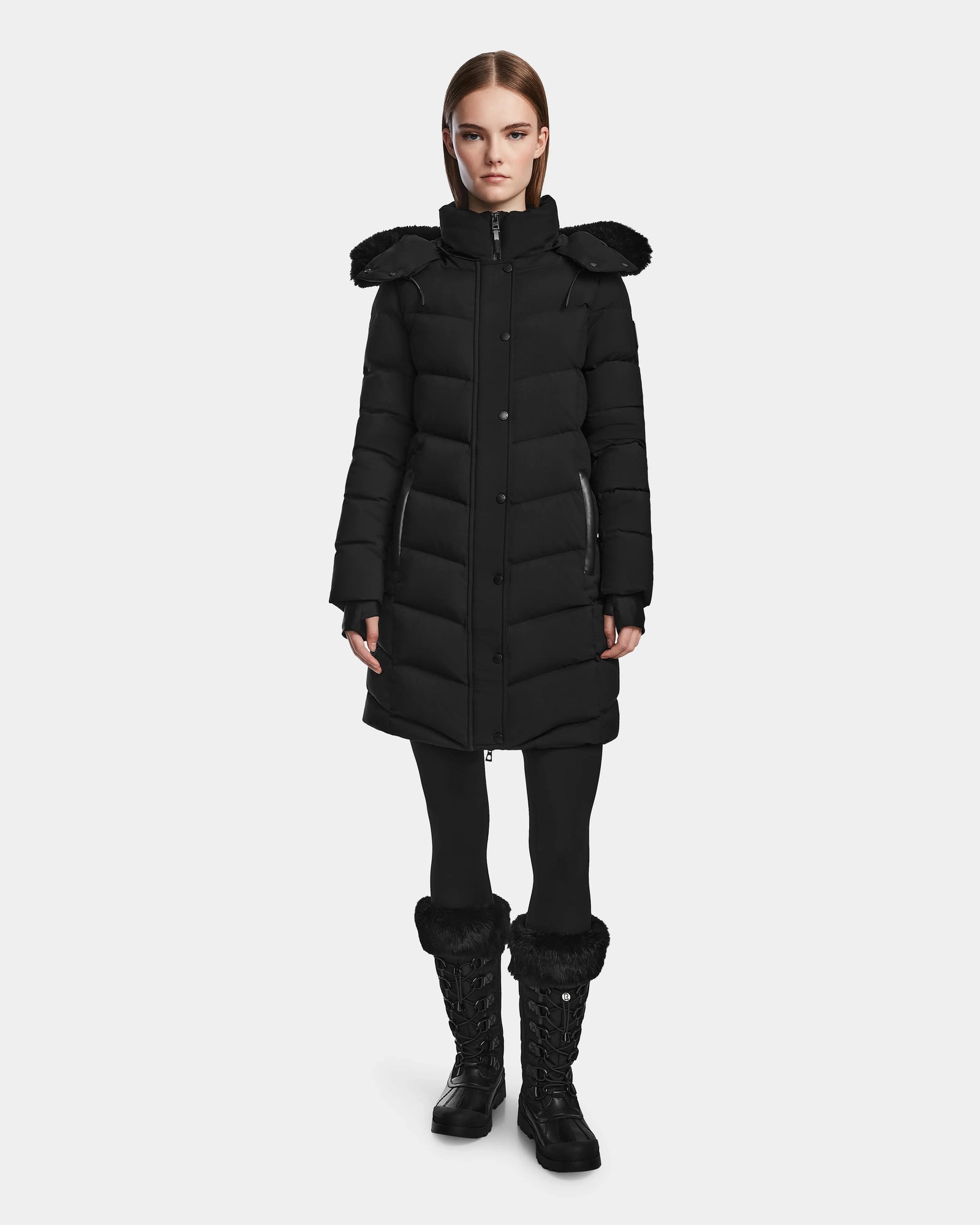 Women | ELISA Down Puffer | Black