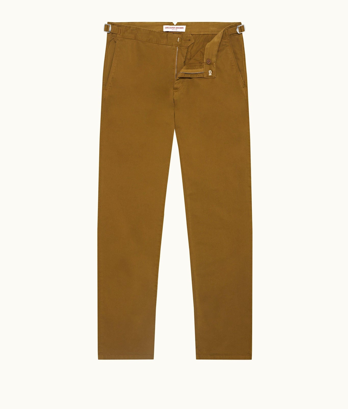 Fallon Stretch-Cotton Tailored Fit Stretch-Cotton Chinos | Golden Khaki