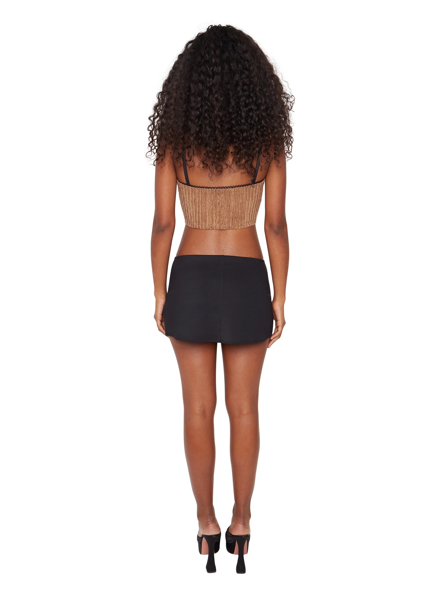 Womens | Flora Balconette Corset | Brown
