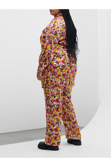 Floral Silk Stretch Trousers | Mole