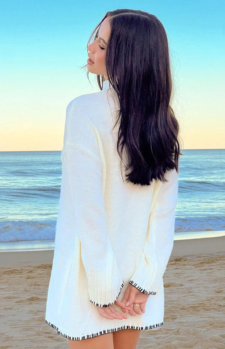 Flynn Sweater Dress | Cream