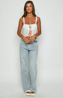 Frankie Crop Top | White