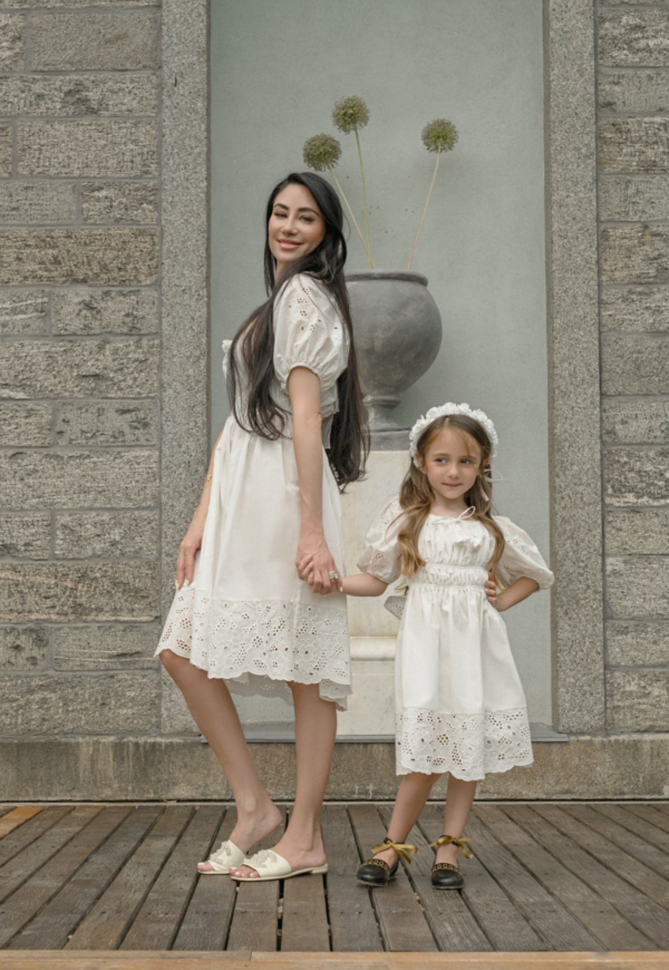 Women | Blanca Cotton Mom Dress | White