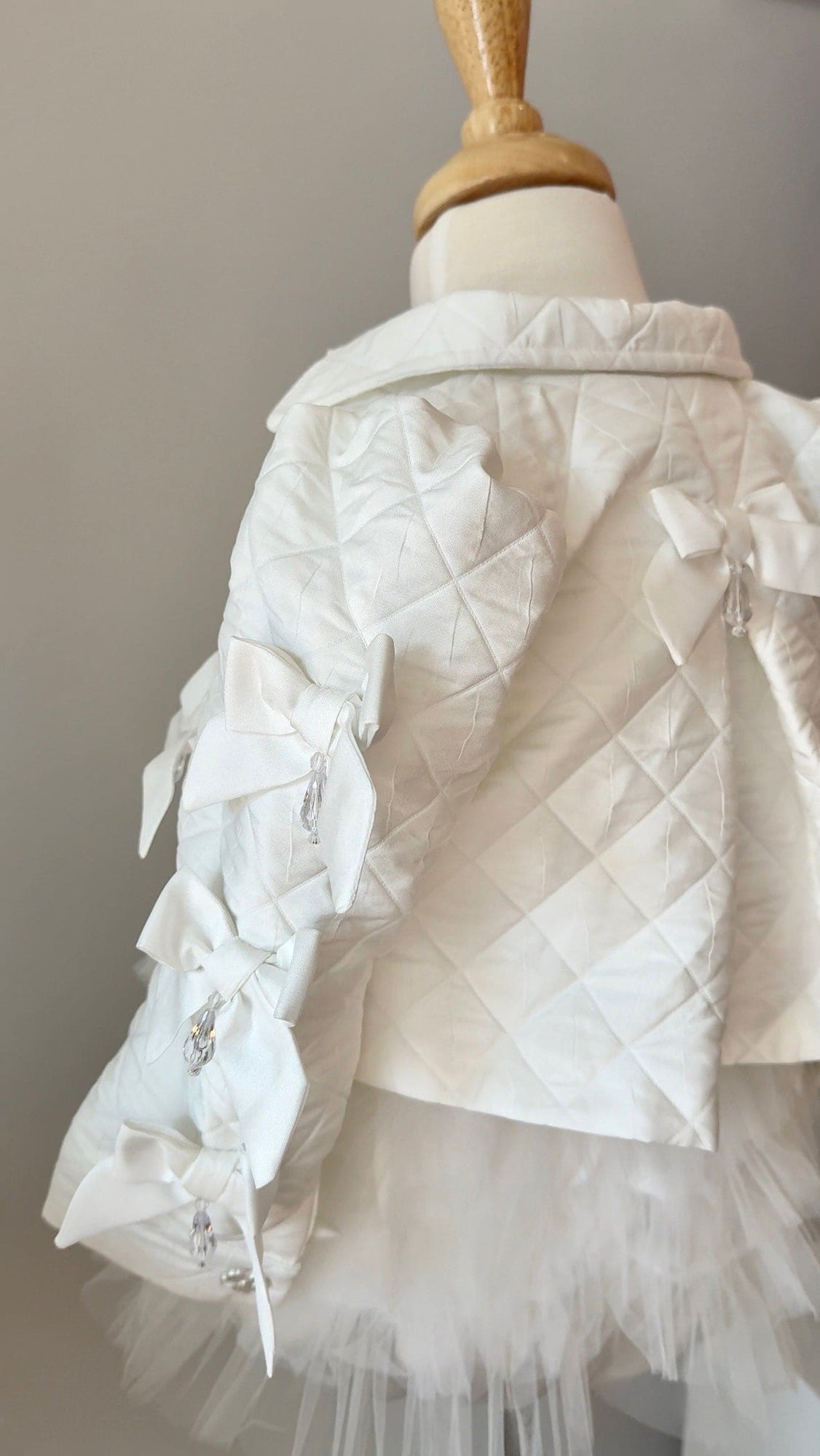 Girl | Poppy Quilted Jacket | White