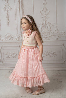 Girl | Flower Neck Tie | Pink