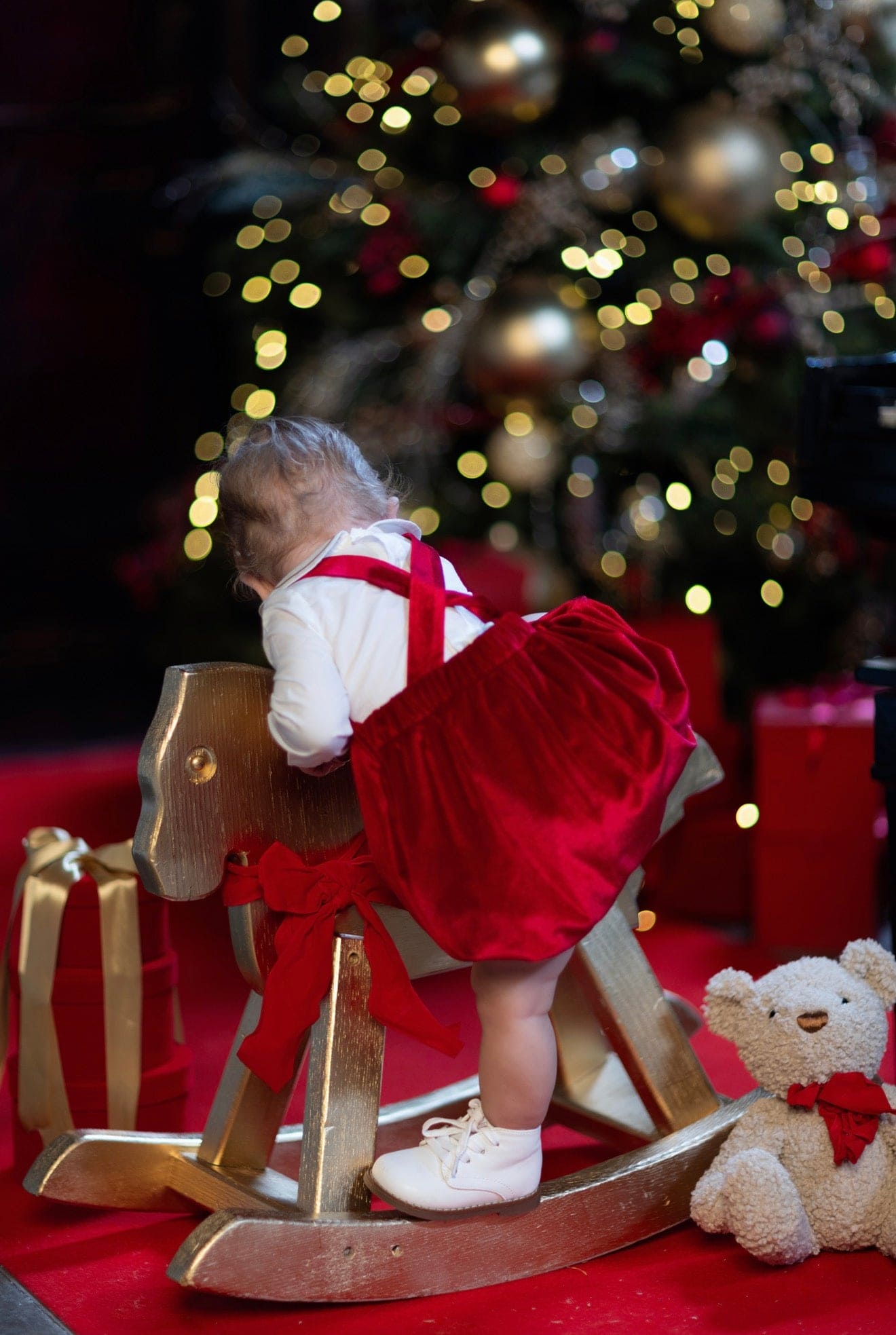 Boy | Victor Ceremony Romper and Shirt | Red x White