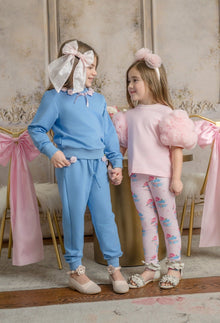 Girl | Maya Cotton Lounge Pants | Blue