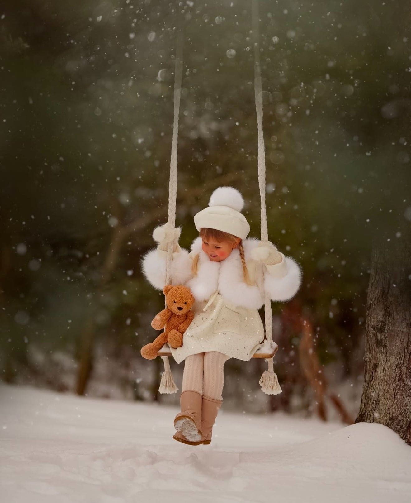 Girl | Marshmallow Wool Coat | Ivory