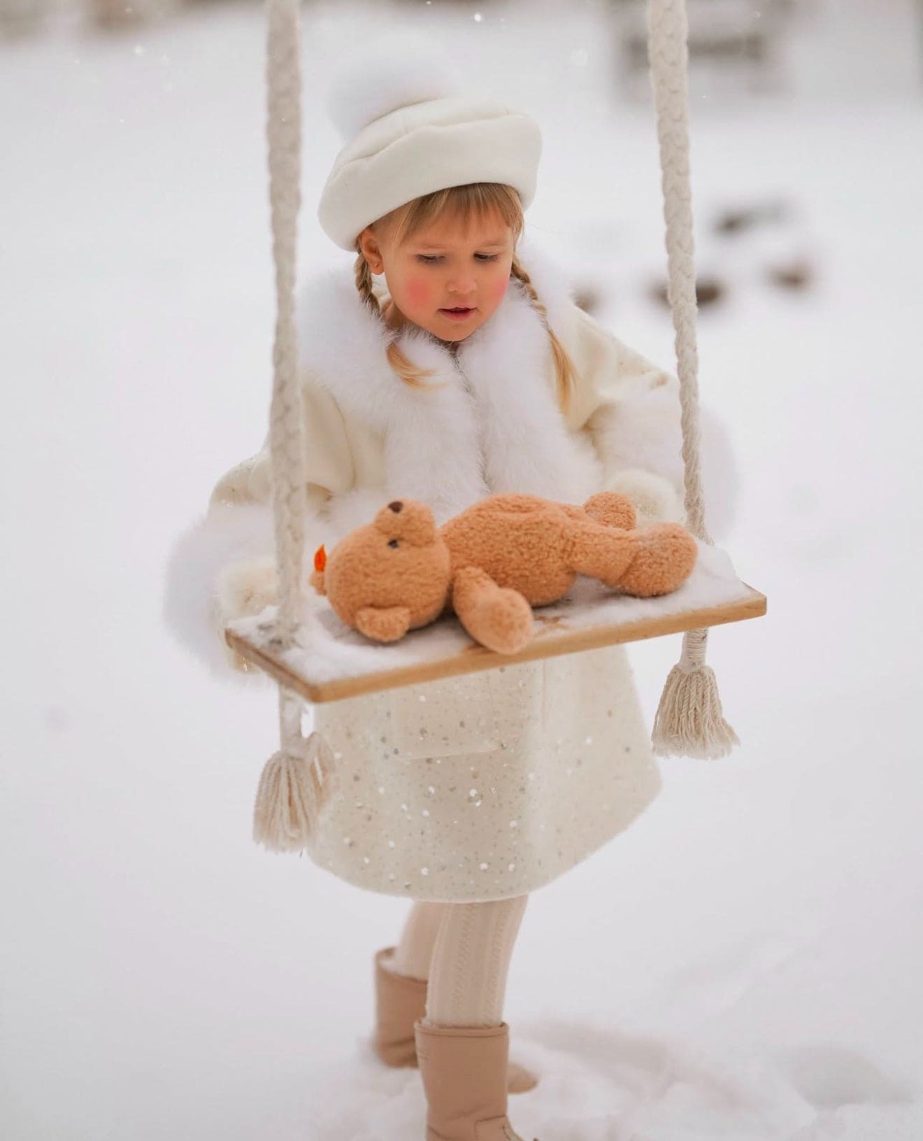 Girl | Marshmallow Wool Coat | Ivory
