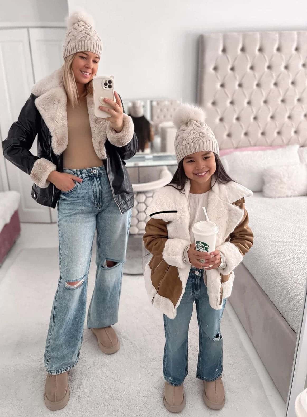 Women | Sandstone Merino Wool Adult Beanie Hat | Beige