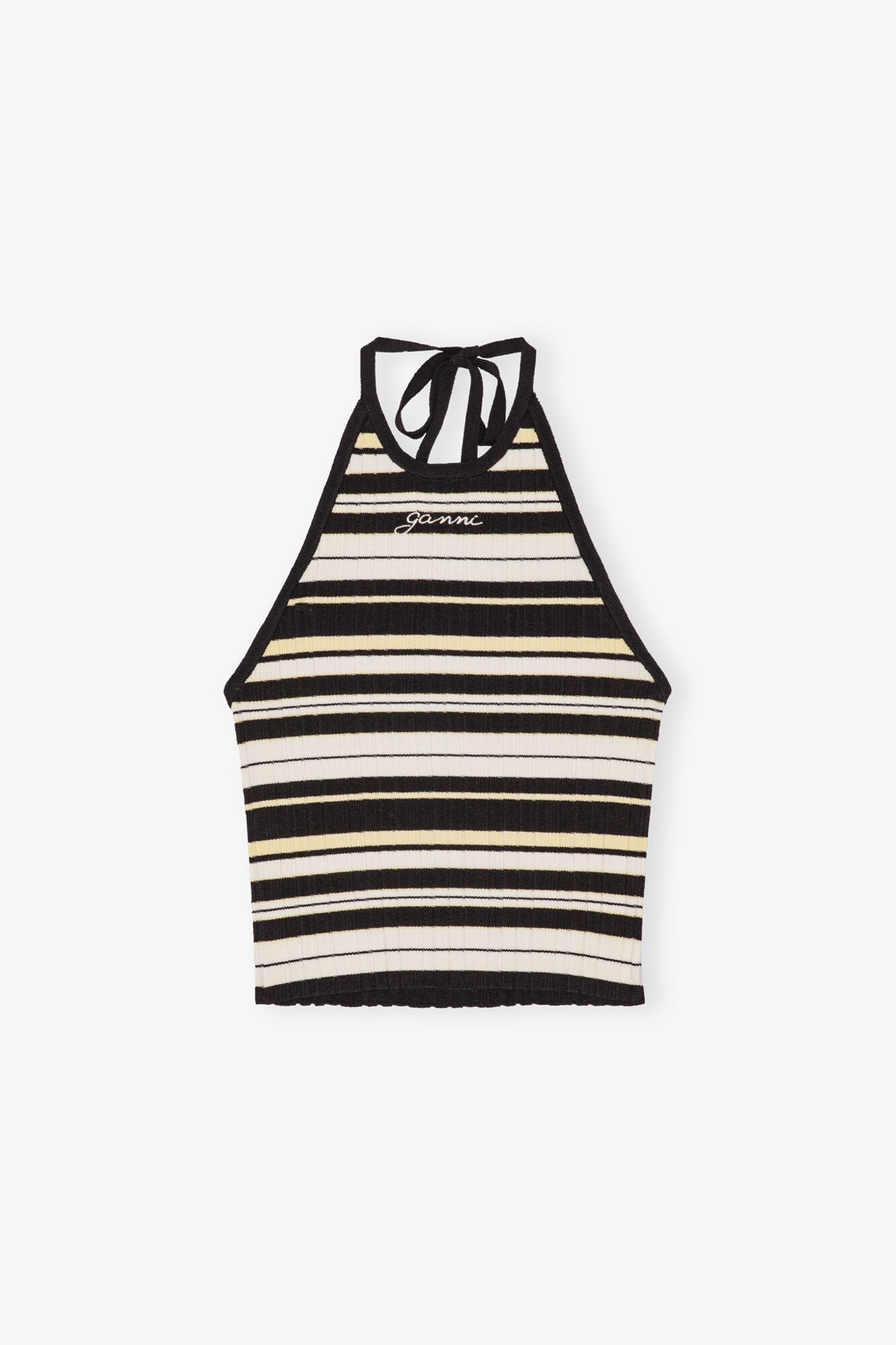 Future Rib Halterneck Top | Multicolour