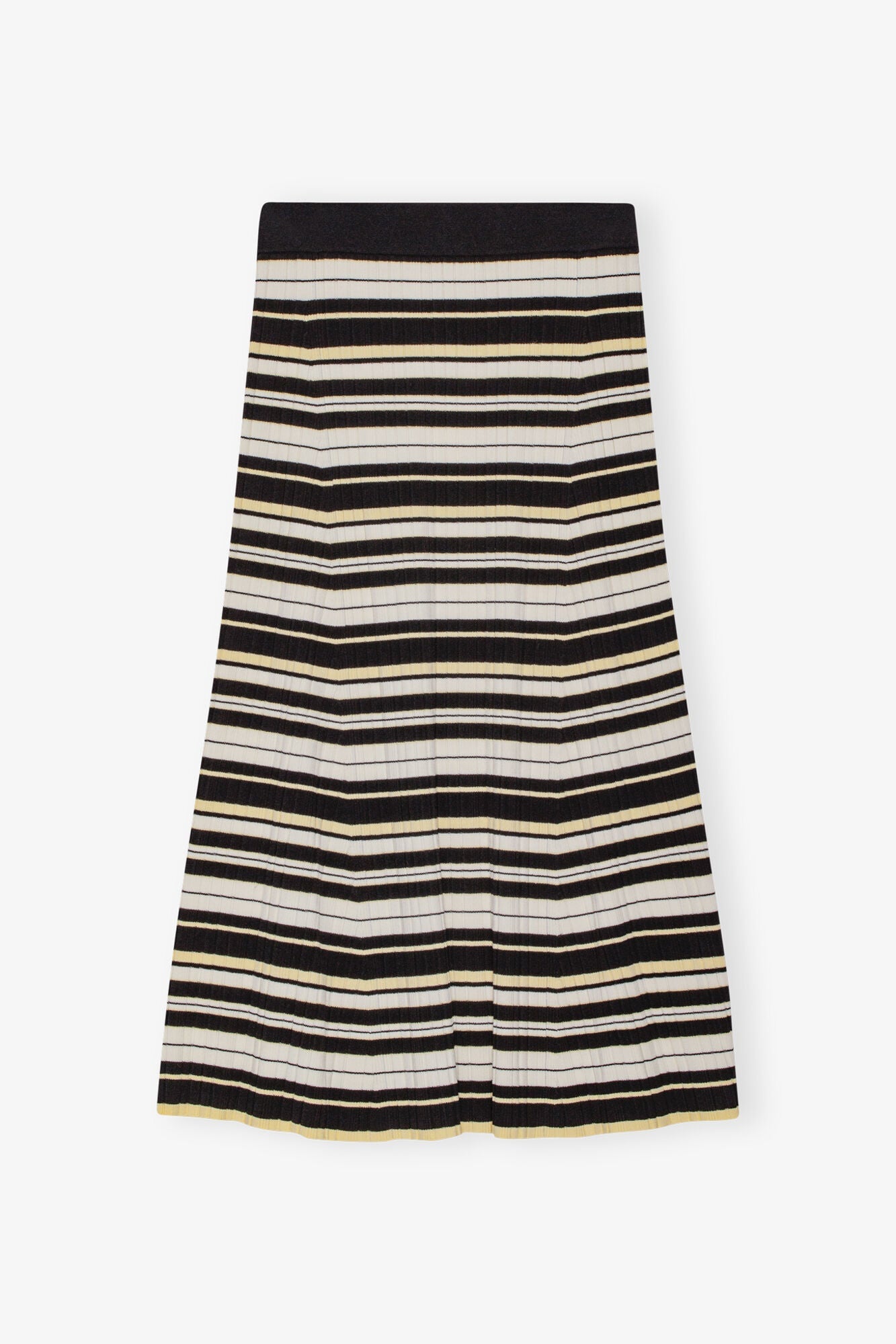 Future Striped Rib Long Skirt | Multicolour
