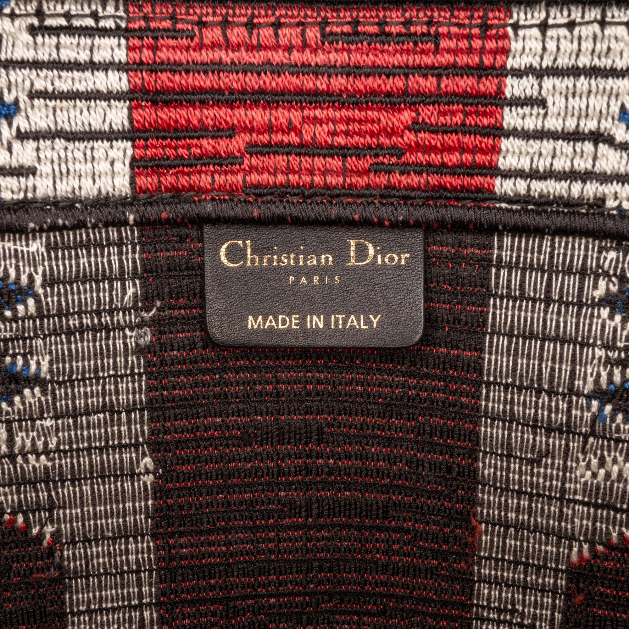 Dior | Pre-Owned Large French Flag Book Tote - II | Blue