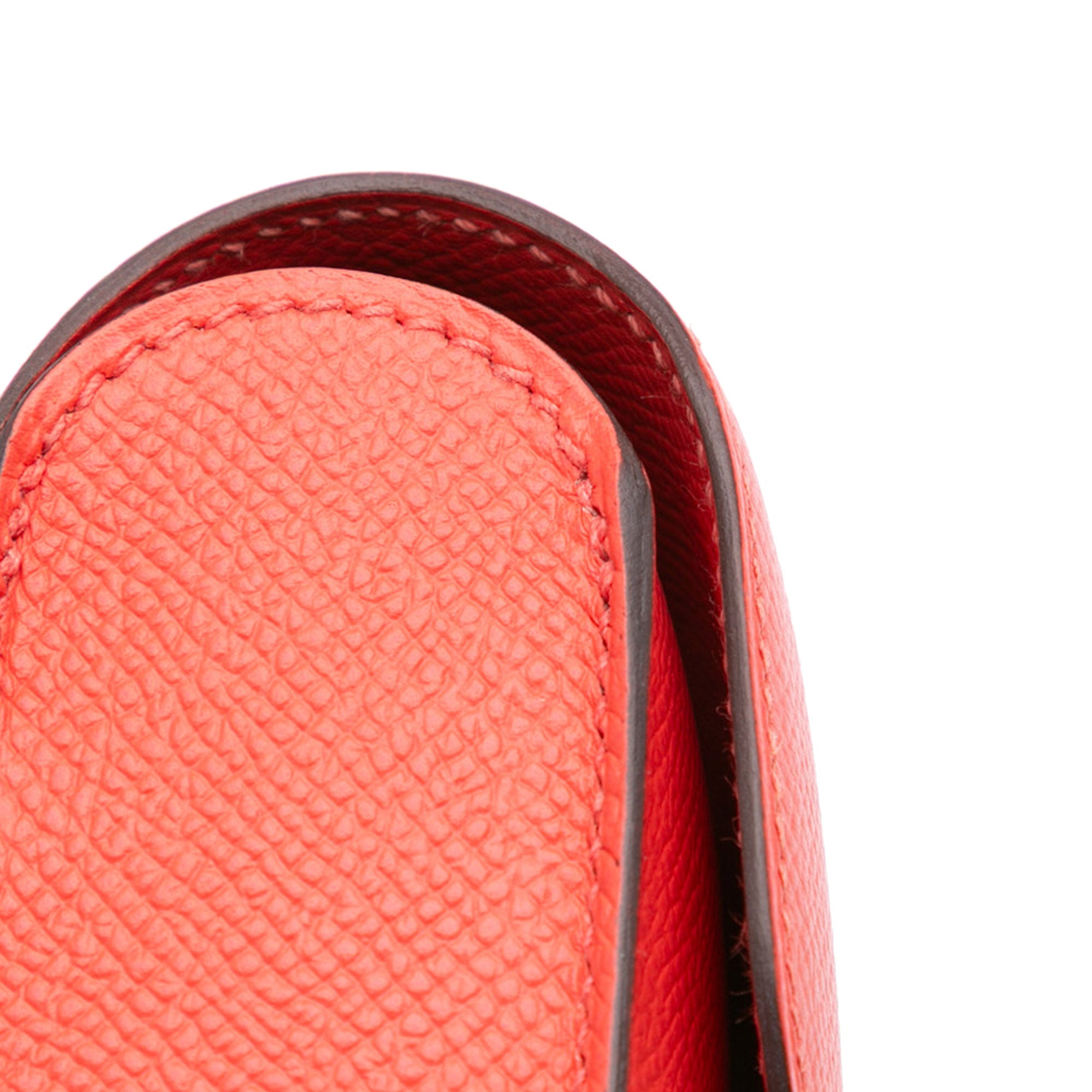 Hermes | Pre-Owned Epsom Cherche Midi Clutch 22 | Red