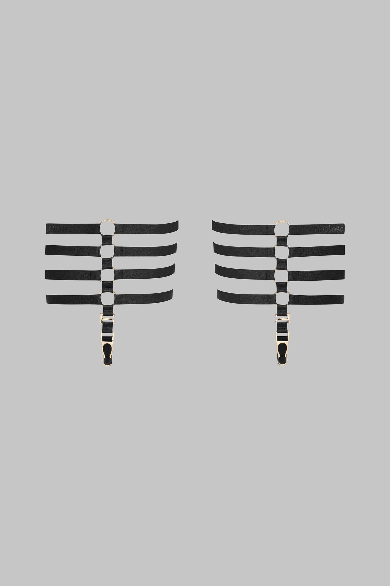 Garters - Parure Signature | Black