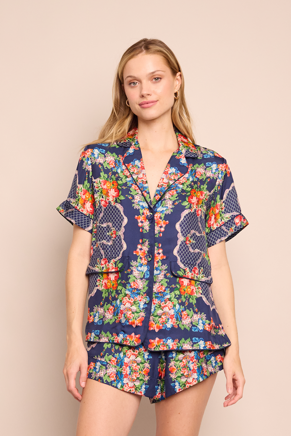 Portofino Top | Gemma Scarf Navy