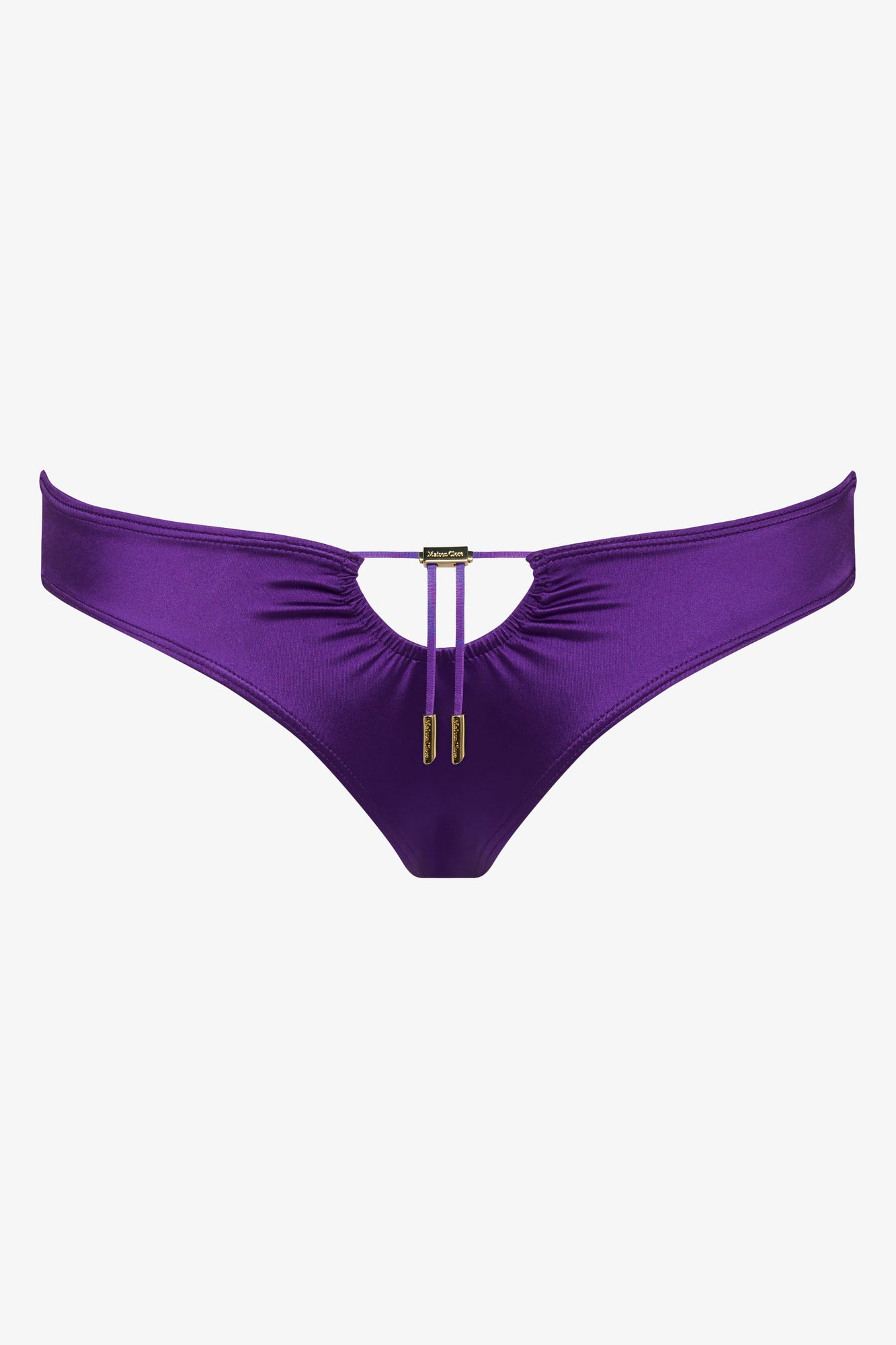 High-Cut Tanga Bikini Bottom - Glow | Purple