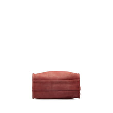 Chanel | Pre-Owned Mini Mixed Fibers Deauville Tote | Red/Dark Red