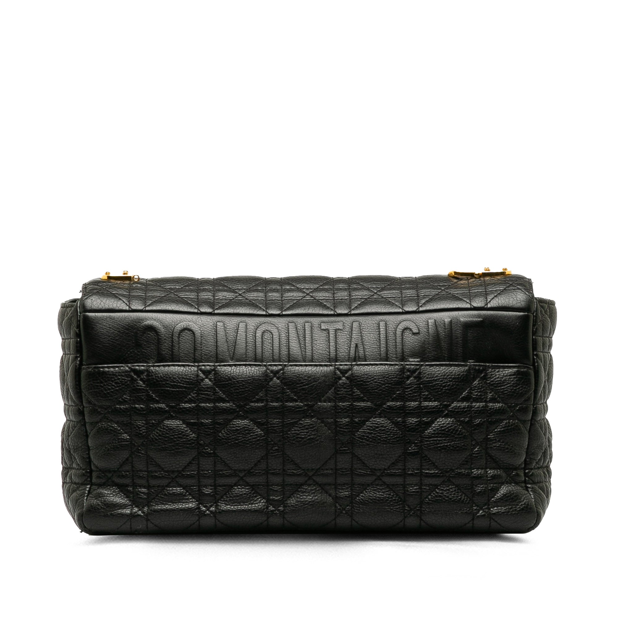 Dior | Pre-Owned Large Cannage Caro | Black