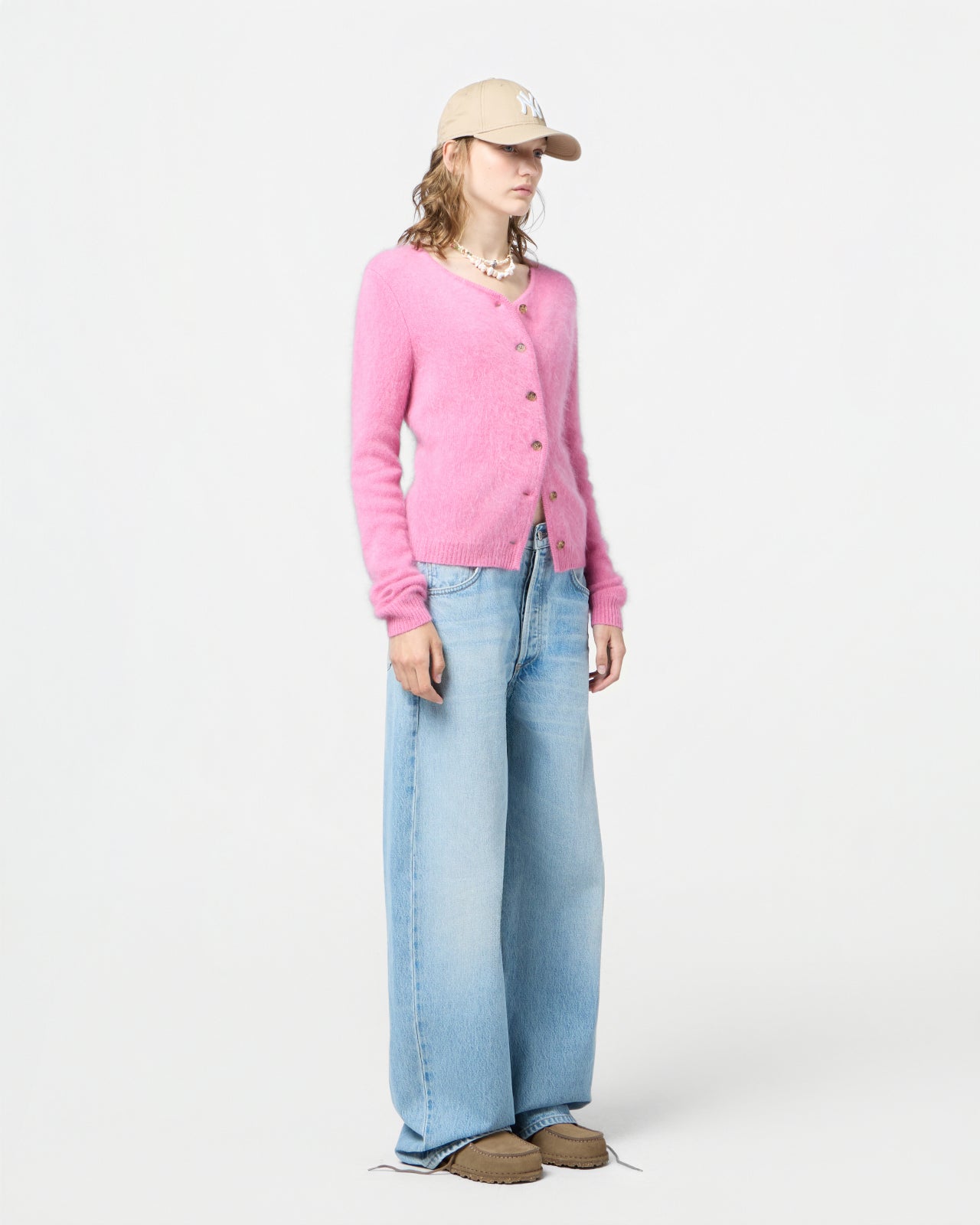 Grizzly Cardigan | Rose
