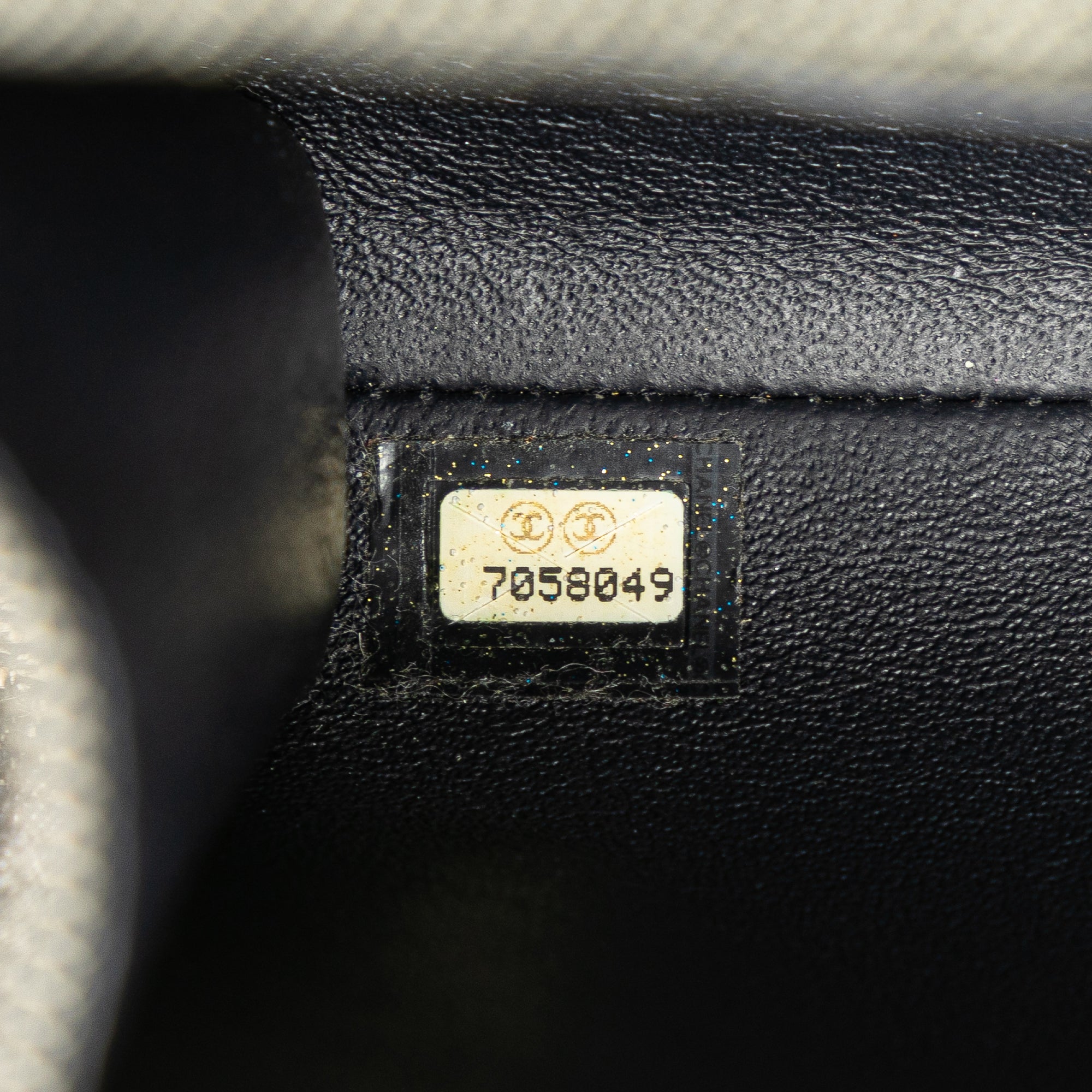 Chanel | Pre-Owned CC Choco Bar Denim Chain Flap | Gray