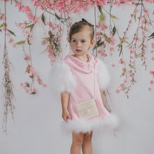 Girl | Ella Knit Feather Dress | Pink