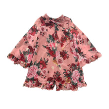 Girl | Flora Flower Print Jumpsuit | Pink