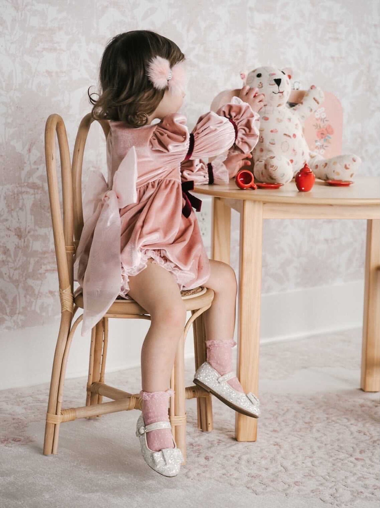 Girl | Juliette Velvet Romper