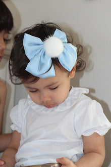 Girl | Lana Hair Bow Baby Bow | Blue