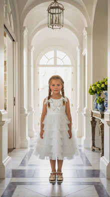 Girl | Poppy Quilted Dress | White