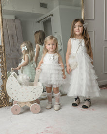 Girl | Poppy Quilted Dress | White