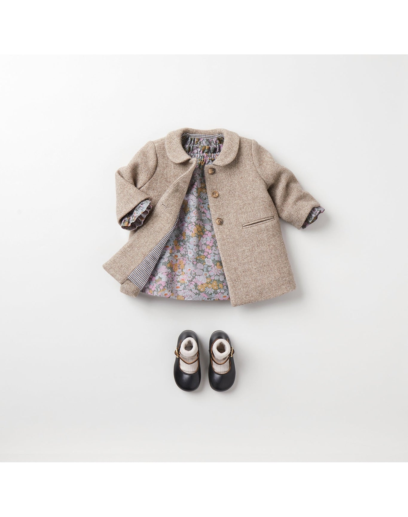 Girls | Amandine Coat | Taupe