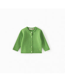 Girls | Cashmere Cardigan | Green