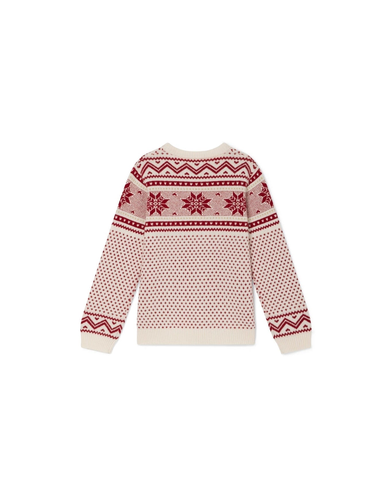 Girls | Jacquard Cashmere Sweater | 12Y-14Y | Natural White