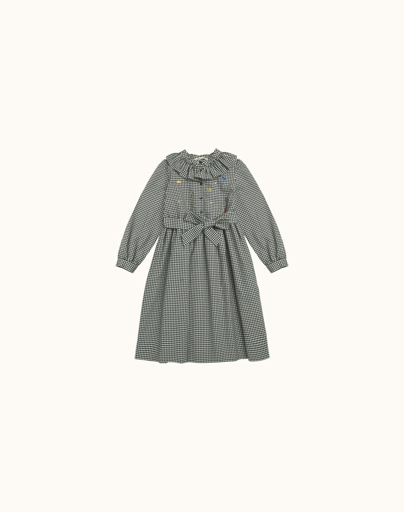 Girls | Margot Dress Gingham | Black