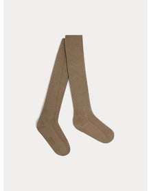 Girls | Thomina Ribbed Tights | Brown